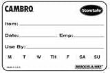 Storesafe Dissolvable Food Labels (11-0004) Category: Stickers and Seals