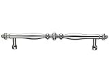 Top Knobs M1797-18 Somerset Melon Appliance Pull Nickel