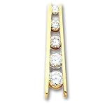14k AA Diamond Journey Pendant
