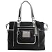 Coach Poppy Leather Multifunction Business Shopper Bag Purse Tote 14370 Onyx Black