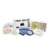 Certified Safety Manufacturing Automobile First Aid Kit - Black Nylon Bag