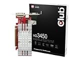 Club 3D HD 3450 Passive - Graphics adapter - Radeon HD 3450 - PCI Express 2.0 x16 low profile - 512 MB GDDR2 - Digital Visual Interface (DVI) ( HDCP ) - HDTV out