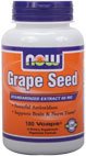 Grape Seed Antioxidant ( 180 Caps 60 mg ) ( Dr. Recommended Formula ) (Power Full Anti Oxidant , eye diseases ) - NOW Foods