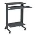 Office Products : Euroflex Stand-Up Mobile Workstation – Charcoal