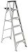 AS4000 Series Victor Aluminum Step Ladder, 6 ft x 21 1/2 in, 225 lb Capacity
