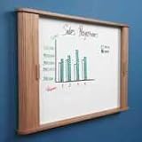 BLT28060 - Tambour Door Enclosed Dry Erase Board Cabinet