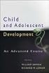 Child and Adolescent Development: An Advanced Course