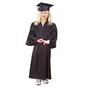 Child's Black Graduation Cap & Gown