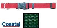 Coastal Pet Tuff Side Release Adjustable Dog Collar (Hunter Green, 14-20 Inch L x 3/4 Inch W)