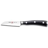 Wusthof Classic Ikon 3 inch Straight Paring Knife, Black