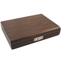 Visol timber Ebony Wood Travel Cigar Humidor With Humidifier: Home & Kitchen