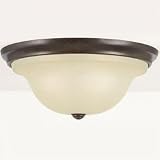 Murray Feiss Grecian Bronze Morningside Ceiling Lighting Flush Mount