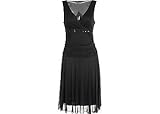 Misses Connected Apparel Sleeveless Black Sheer Dress