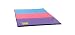 Tumbl Trak Bright Pastel Tumbling Panel Mat with 2-Feet Folding Panels, 4-Feet Width x 6-Feet Length x 1-3/8-Inch Height, Pink, Purple, Lime Green
