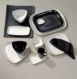Courses Oneida Courses 12 1/4oz Black Triangle Bowl - 3 DZ