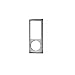 Belkin Acrylic Bodyguard Halo Case for New 5th Gen iPod Nano - Clear / Caviar