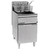 Cecilware FMS65 Floor Model Gas Fryer 16 Gauge – 65 lbs