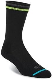 Fits Sock Light Active Tech Coolmax Crew Socks (Throwback Black - XXL)