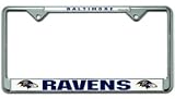 Baltimore Ravens Chrome License Plate Frame