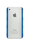 Body Glove Clear/Blue Fringe Snap-On Case for iPhone 4