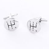 Dashing Stick Shift Cufflinks with Personalized Case