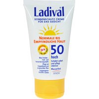 LADIVAL NORMALE BIS EMPFINDLICHE HAUT GESICHTS CREME LSF50, 75 ml Preisvergleich