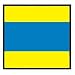 'D' International Code Signal Decal