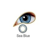 Coloured Contact Lenses with Free Solution & Case - Sea Blue (3 Months)