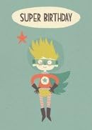 Nineteen Seventy Three Super Boy Card - Paper &amp; Cloth