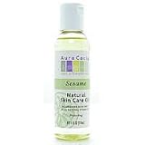 Aura Cacia Veg Massage Oil Sesame 4 oz ( Four Pack)