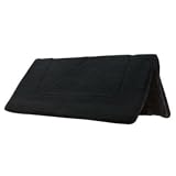 Western Fleece Saddle Pad 1-Inch Black