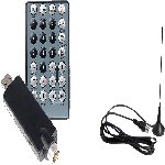 Sabrent TV-USBHD  Dual ATSC & Digital HDTV and Analog TV Tuner / Video Capture USB 2.0 Pendrive with Remote Control and Antenna Vista Ready