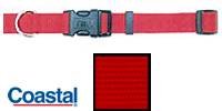 Tuff Adjustable Collars 1" x 20" - 26" Red