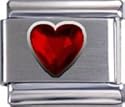 Italian Charms Module rotes Herz modul by Kult-Schmuck!