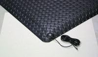 No Trax 826S0023BL 826 Diamond Stat Mat, 2' x 3' Size, Black