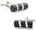 Onyx Catseye Tube Cufflinks