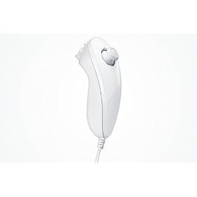 iClever� Nunchuk Nunchuck Remote Controller Attachment For Nintendo Wii (WHITE EDITION)