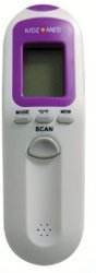 Kidz Med VeraTemp 5 in 1 Non Contact Thermometer #11900 With Pacifier Medicine Dispenser