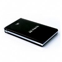 Vantec NexStar SX NST-285U2-BK 2.5-Inch IDE to USB 2.0 External Hard Drive Enclosure (Onyx Black) (Black)