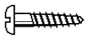 #14 X 2 BRASS ROUND W/S-SL Box Qty. / 25