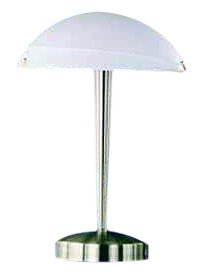 Trio 5925011-07 Touch Me Tischleuchte mit Alabasterglasschirm nickel matt
