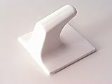 Basic 7599 Self Adhesive.Hook Square.White Large