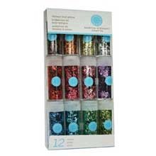 Martha Stewart Crafts Chunky Iridescent Glitter, 12-Package