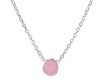 pink chalcedony drop