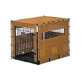MidWest Bay Isle Collection Rattan Weave Dog Crate (Size: (30l x 23w x 24h'') - Mesh: 1.5 x 5''; Wire Gauge: 3, 6, 7, 9, 12)