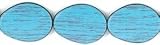 Blue Moon Varnish Plastic Beads 7 Strand Wood- Tear, Turquoise