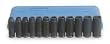 Westward 4YP61 Socket Set, 12 Pieces