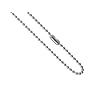 316L Surgical Stainless Steel Chain/Necklace Ball Chain. 2mm ball. Lengths: 24", 26", 28"