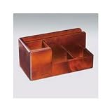 Search : Wood Tones Desk Organizer, 4 Compartments, Black (ELD62537) Category: Desktop and Drawer Organizers