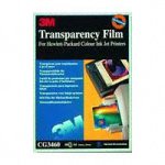 3M Ink Jet Transparency Film CG3460 - Transparencies - ANSI A (Letter) (216 x 279 mm) - 50 pcs.
